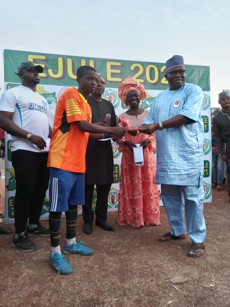 Saaf sponsoring solidarity football in Ejule Kogi State